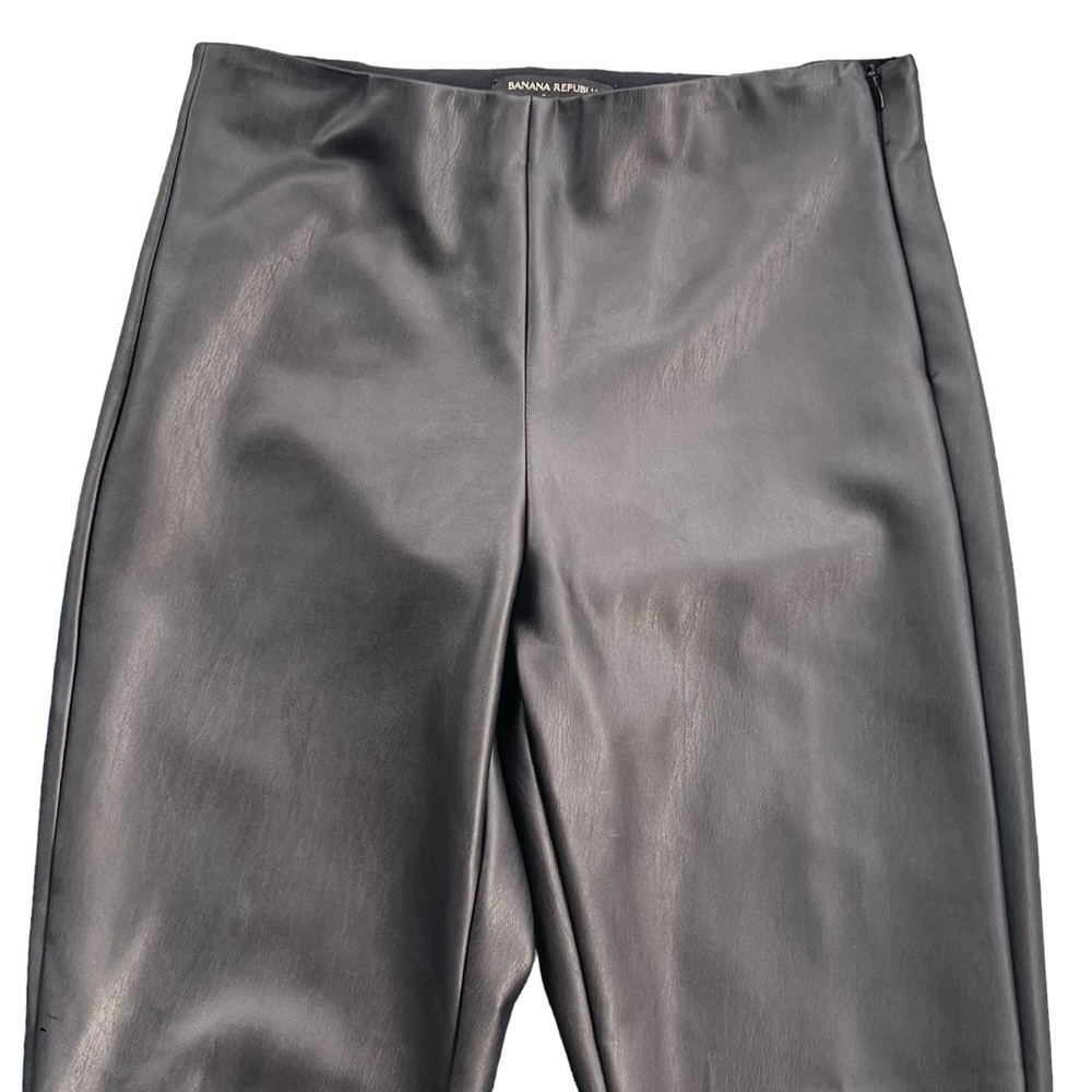 Banana Republic | High Rise Vegan Leather Pant | 4 - Picture 4 of 12